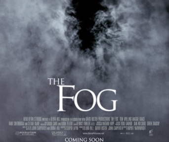Affiche américaine du film The Fog
