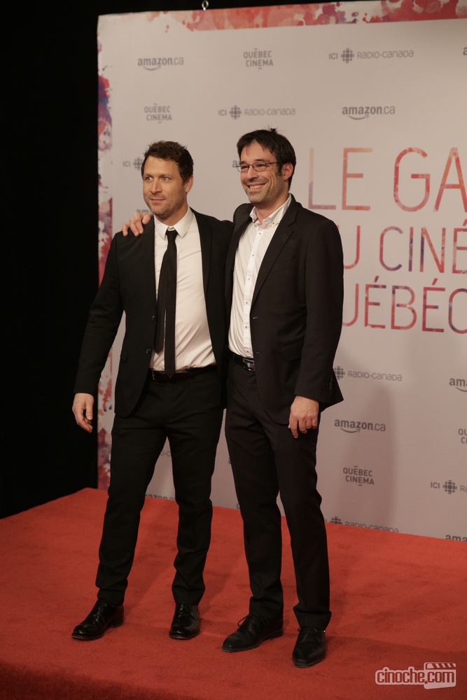 Sur le tapis rouge de Gala du cinéma Québécois