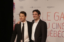 Sur le tapis rouge de Gala du cinéma Québécois