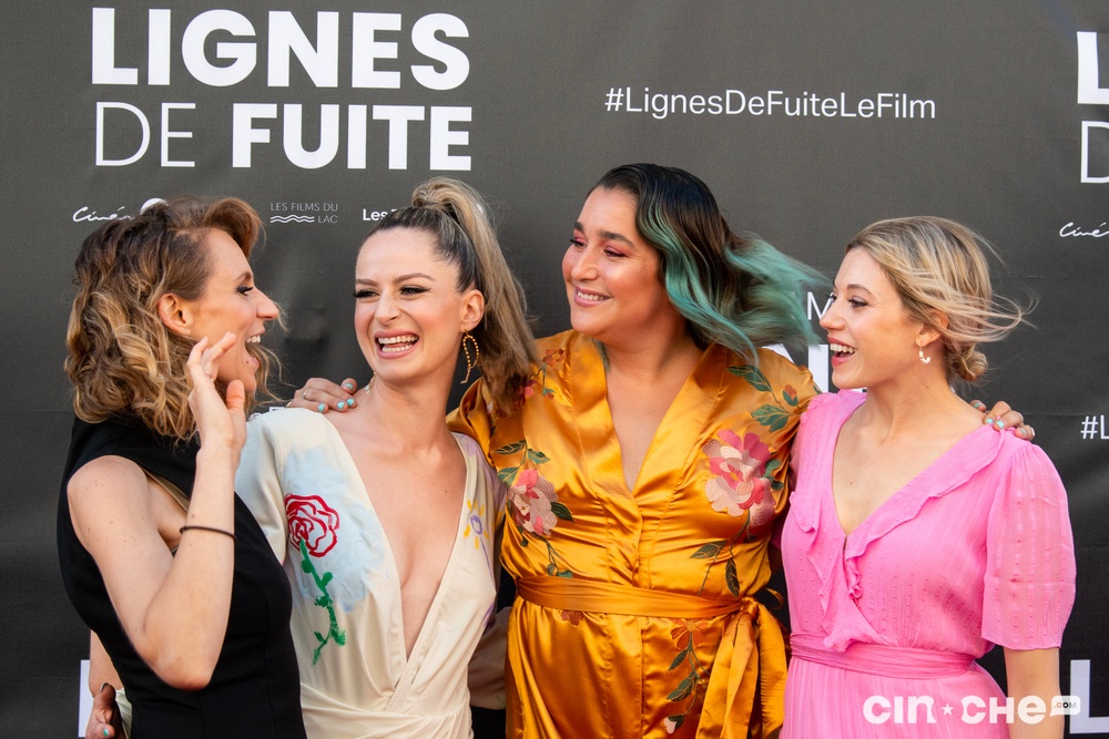 Sur le tapis rouge du film Lignes de fuite
