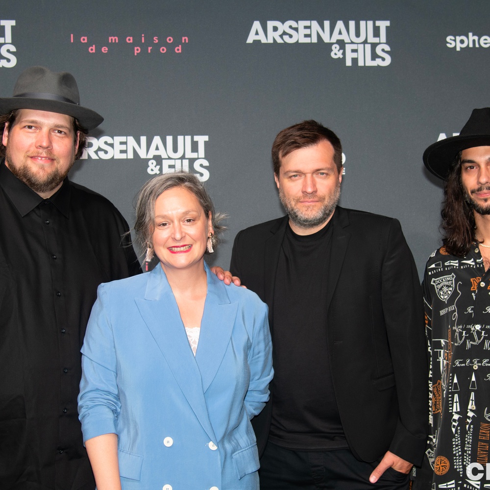 Sur le tapis rouge du film Arsenault & Fils