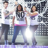 Une scène du film <em>Glee: The 3D Concert Movie</em>