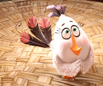 Une scène du film The Angry Birds Movie