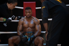 Une scène du film Creed III Une scène du film Creed III