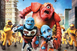 Affiche du film Fuyons la planète terre Affiche du film Fuyons la planète terre