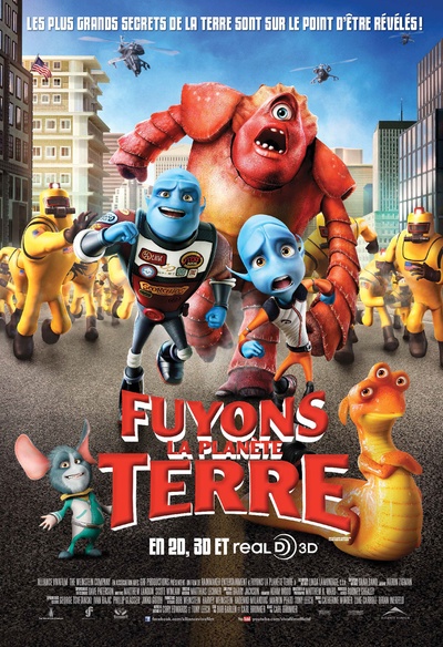 Affiche du film Fuyons la planète terre