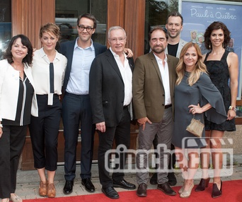 Sur le tapis rouge du film Paul à Québec