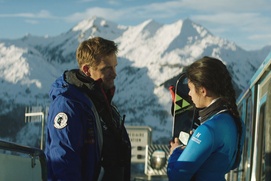 Une scène du film Slalom