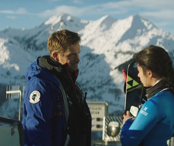 Une scène du film Slalom