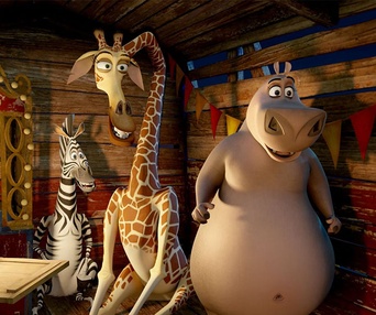 Une scène du film Madagascar 3: Europe's Most Wanted