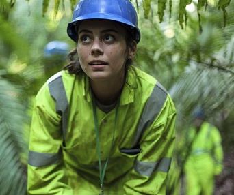 Une scène du film The Green Inferno
