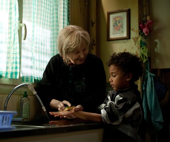 Une scène du film Paulette