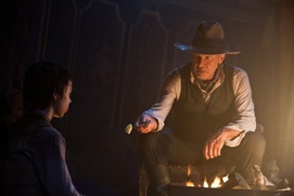 Une scène du film Cowboys & Aliens