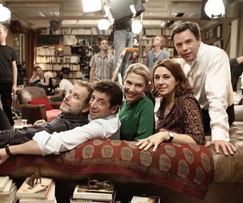 Sur le plateau du film Le prénom