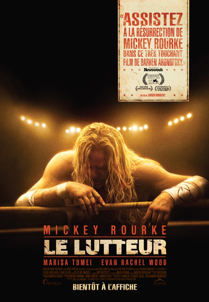 Galerie - Affiche en français du drame Le lutteur