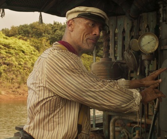 Une scène du film Jungle Cruise