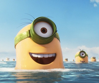 Une scène du film Minions