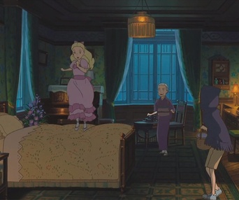 Une scène du film Souvenirs de Marnie