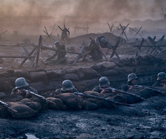 Une scène du film All Quiet on the Western Front