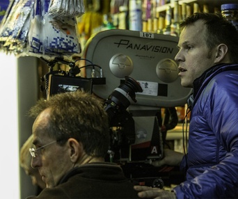 Sur le plateau du film The Amazing Spider-Man 2