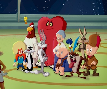 Une scène du film Space Jam: A New Legacy