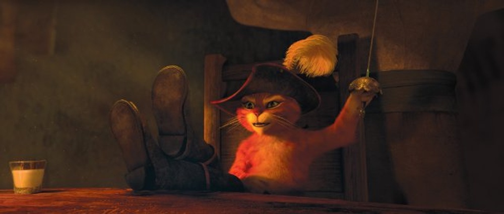 Une scène du film Puss in Boots
