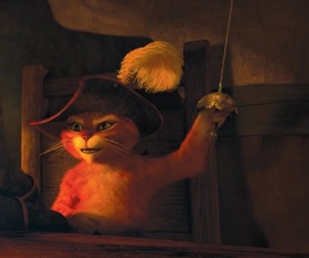 Une scène du film Puss in Boots