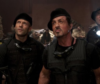 Une scène du film The Expendables