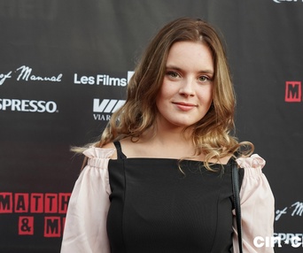 Sur le tapis rouge du film Matthias et Maxime