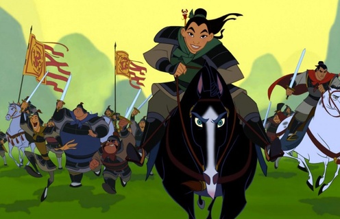 Une scène de Mulan.