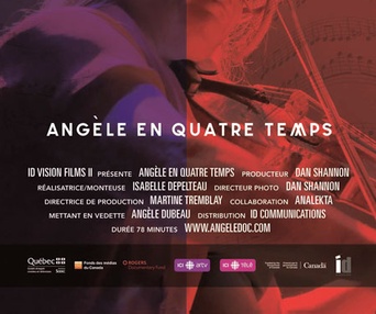 Affiche du film Angèle en quatre temps