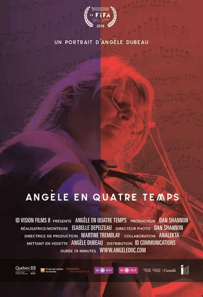 Affiche du film Angèle en quatre temps