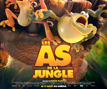 Affiche du film Les as de la jungle