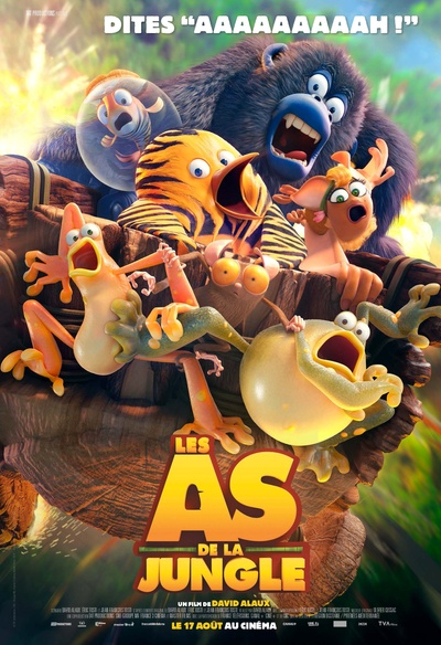 Affiche du film Les as de la jungle
