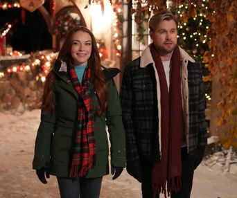 Une scène du film Falling for Christmas