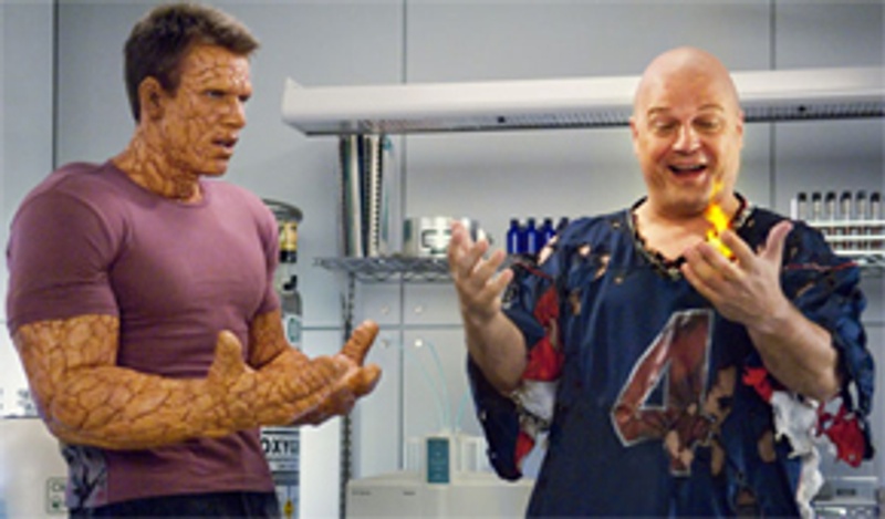 Une scène de Fantastic Four and the Silver Surfer