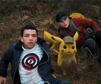 Une scène du film Pokémon Detective Pikachu