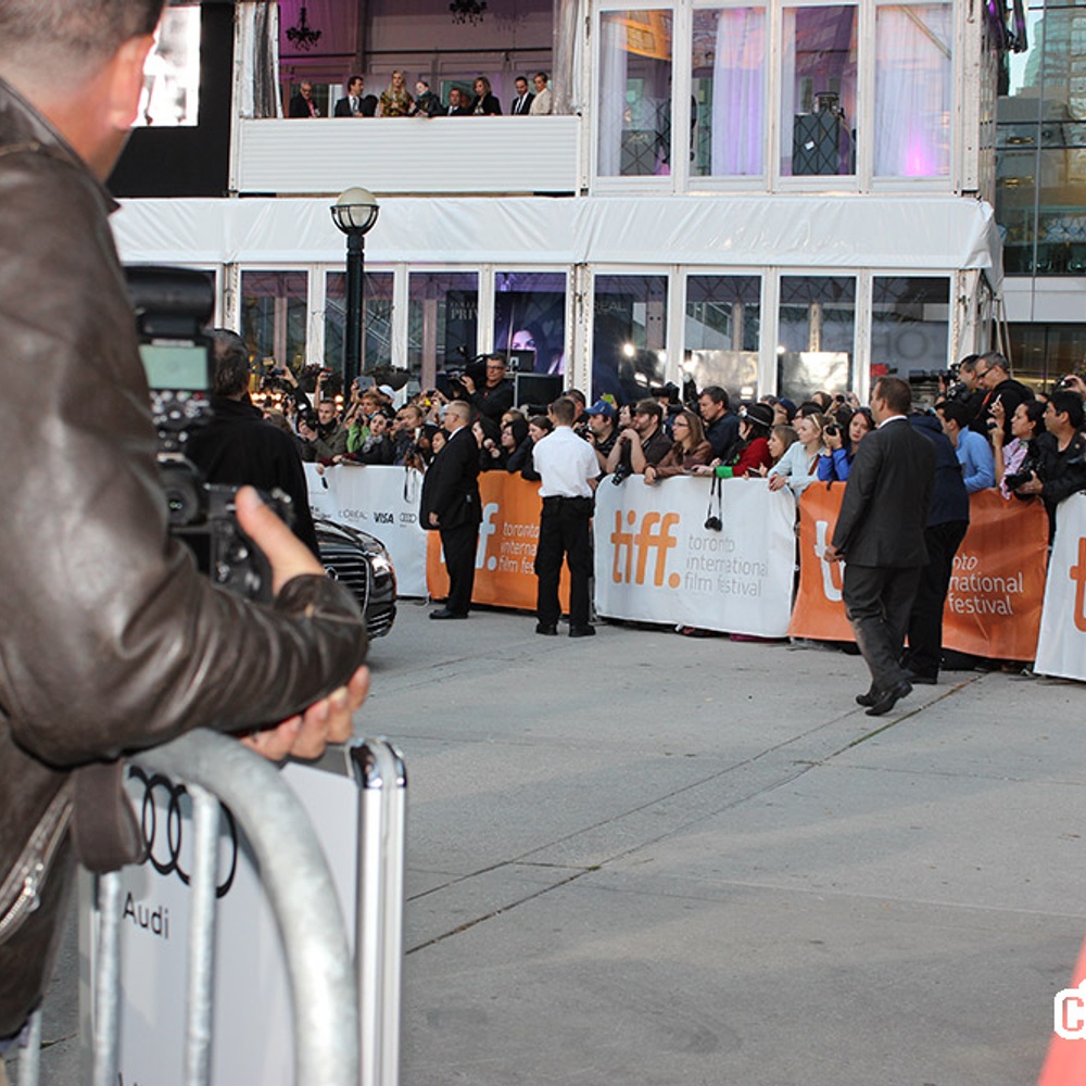 Sur le tapis rouge du film The Fifth Estate