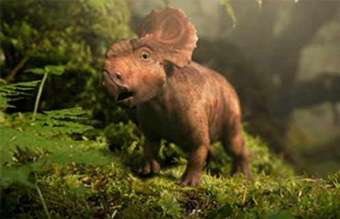 Une scène du film Walking With Dinosaurs