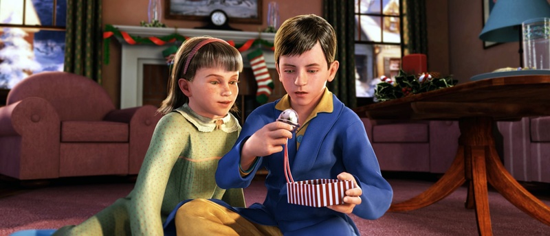 Une scène du film The Polar Express