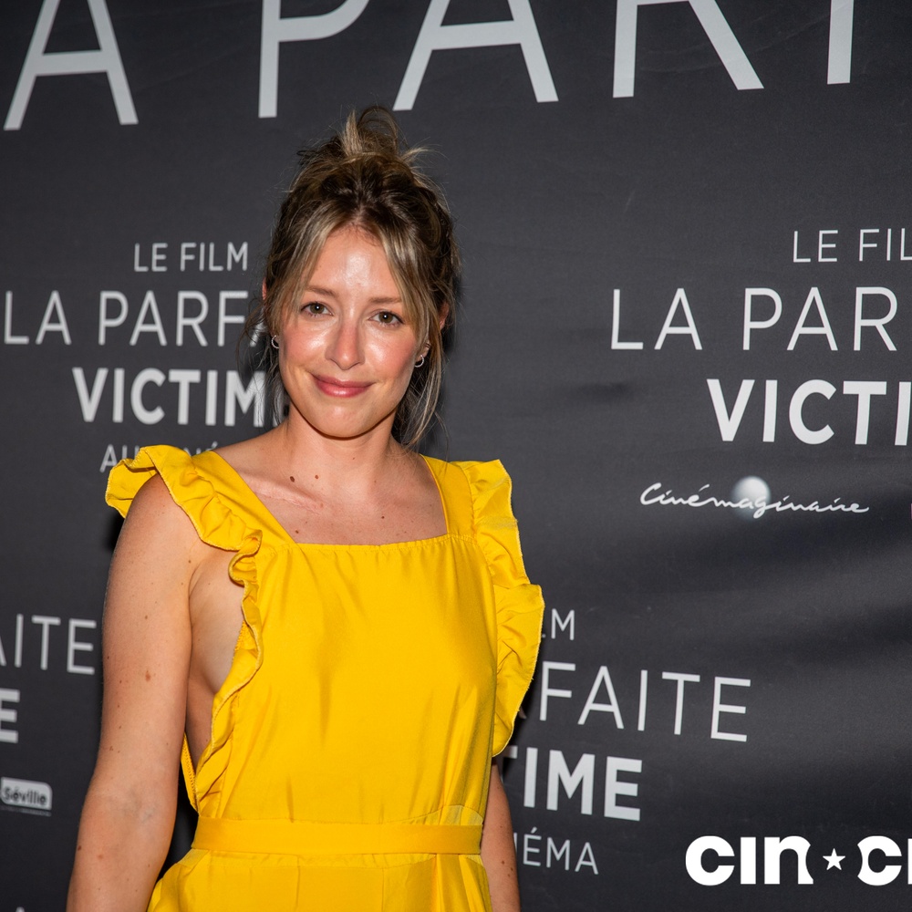 Sur le tapis rouge du film La parfaite victime