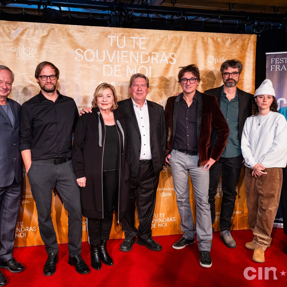 Sur le tapis rouge du film Tu te souviendras de moi