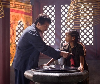 Une scène du film The Karate Kid