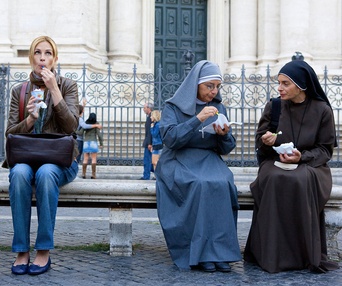 Une scène du film Eat Pray Love