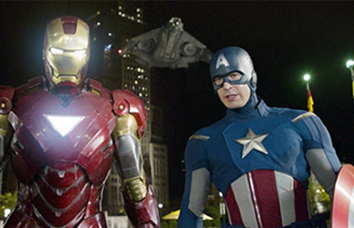 Une scène du film The Avengers
