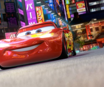 Une scène du film Cars 2