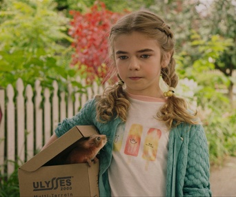 Une scène du film Flora & Ulysses
