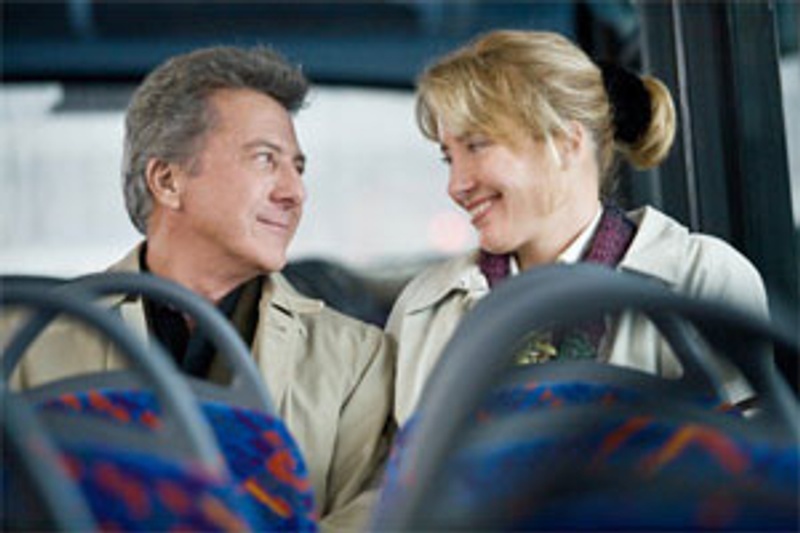 Dustin Hoffman et Emma Thompson dans le film Last chance Harvey