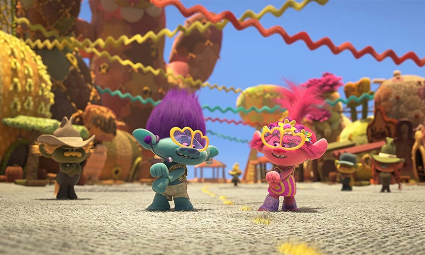 Trolls World Tour offert à la maison