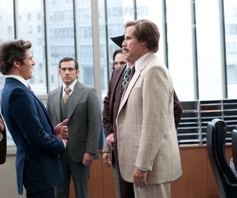 Une scène du film Anchorman 2: The Legend Continues